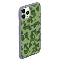 Чехол iPhone 11 Pro матовый Камуфляж ВСР-93 Флора - Арбуз, цвет: 3D-серый — фото 2