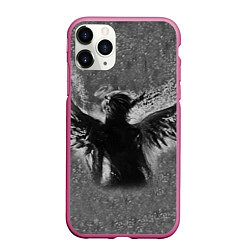 Чехол iPhone 11 Pro матовый Metamorphosis Demon ZXC, цвет: 3D-малиновый