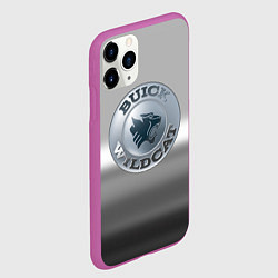 Чехол iPhone 11 Pro матовый Buick Wildcat - emblem, цвет: 3D-фиолетовый — фото 2