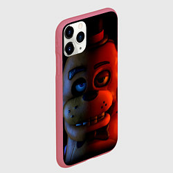 Чехол iPhone 11 Pro матовый 5 ночей Фредди, цвет: 3D-малиновый — фото 2