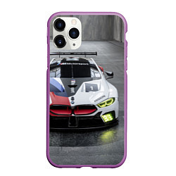 Чехол iPhone 11 Pro матовый BMW M8 - M Power - Motorsport, цвет: 3D-фиолетовый