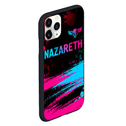 Чехол iPhone 11 Pro матовый Nazareth - neon gradient: символ сверху, цвет: 3D-черный — фото 2