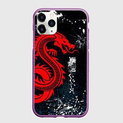 Чехол iPhone 11 Pro матовый Tokyo Revengers, цвет: 3D-фиолетовый
