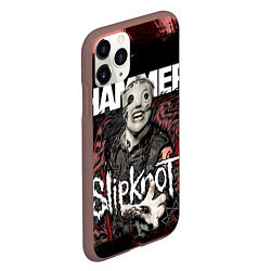 Чехол iPhone 11 Pro матовый Slipknot Hammer, цвет: 3D-коричневый — фото 2