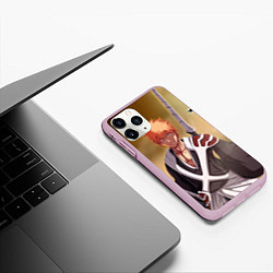 Чехол iPhone 11 Pro матовый Блич : Тысячелетняя кровавая война, цвет: 3D-розовый — фото 2