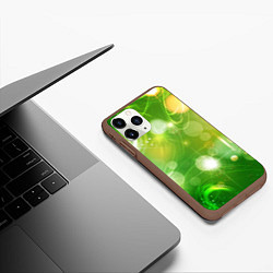 Чехол iPhone 11 Pro матовый Свет в отражении, цвет: 3D-коричневый — фото 2