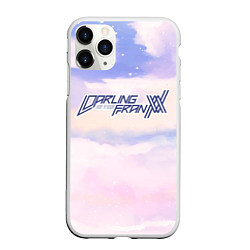 Чехол iPhone 11 Pro матовый Darling in the FranXX sky clouds
