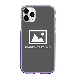 Чехол iPhone 11 Pro матовый Image not found, цвет: 3D-светло-сиреневый