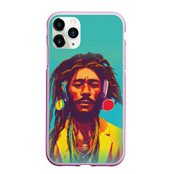 Чехол iPhone 11 Pro матовый В стиле Боба Марли и регги