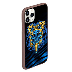 Чехол iPhone 11 Pro матовый Скелет мумии, цвет: 3D-коричневый — фото 2