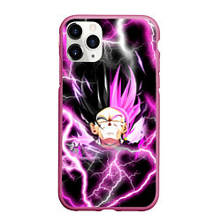 Чехол iPhone 11 Pro матовый Драгон Бол Гоку Блек Dragon Ball, цвет: 3D-малиновый