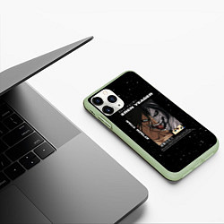 Чехол iPhone 11 Pro матовый Attack on Titan Eren Yeager, цвет: 3D-салатовый — фото 2