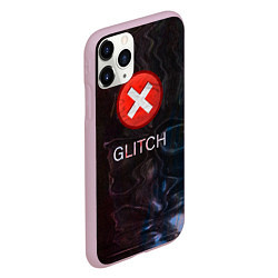 Чехол iPhone 11 Pro матовый GLITCH - Визуальная ошибка, цвет: 3D-розовый — фото 2