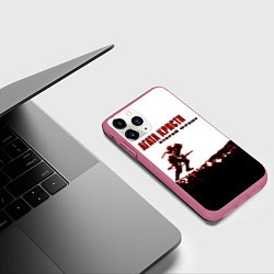Чехол iPhone 11 Pro матовый Агата Кристи - Второй Фронт, цвет: 3D-малиновый — фото 2