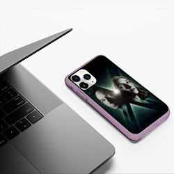 Чехол iPhone 11 Pro матовый X - Files, цвет: 3D-сиреневый — фото 2