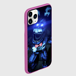 Чехол iPhone 11 Pro матовый Кошмарный Бонни, цвет: 3D-фиолетовый — фото 2
