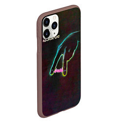 Чехол iPhone 11 Pro матовый Энергия - Алиса, цвет: 3D-коричневый — фото 2