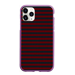 Чехол iPhone 11 Pro матовый Рождественский свитер эльфа, цвет: 3D-фиолетовый