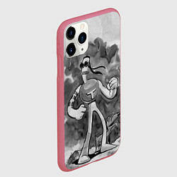 Чехол iPhone 11 Pro матовый Томминавт и Клювик, цвет: 3D-малиновый — фото 2