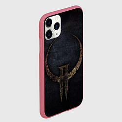 Чехол iPhone 11 Pro матовый Quake 2, цвет: 3D-малиновый — фото 2