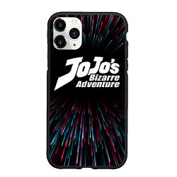 Чехол iPhone 11 Pro матовый JoJo Bizarre Adventure infinity, цвет: 3D-черный