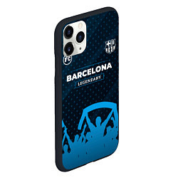 Чехол iPhone 11 Pro матовый Barcelona legendary форма фанатов, цвет: 3D-черный — фото 2
