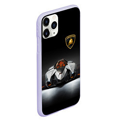 Чехол iPhone 11 Pro матовый Lamborghini Egoista - Italy, цвет: 3D-светло-сиреневый — фото 2