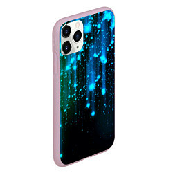 Чехол iPhone 11 Pro матовый Space - starfall, цвет: 3D-розовый — фото 2