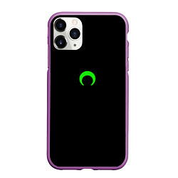 Чехол iPhone 11 Pro матовый Green moon, цвет: 3D-фиолетовый