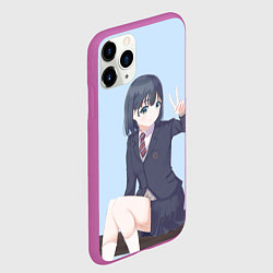 Чехол iPhone 11 Pro матовый Koguma peace - Супер Каб, цвет: 3D-фиолетовый — фото 2