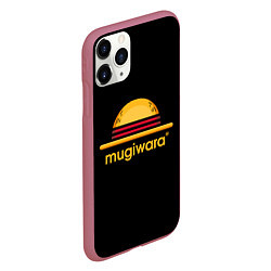 Чехол iPhone 11 Pro матовый Mugiwara, цвет: 3D-малиновый — фото 2