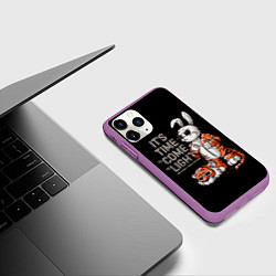 Чехол iPhone 11 Pro матовый Ils time to come to light 2023, цвет: 3D-фиолетовый — фото 2