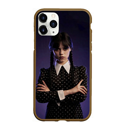 Чехол iPhone 11 Pro матовый Wednesday: Violet Light, цвет: 3D-коричневый