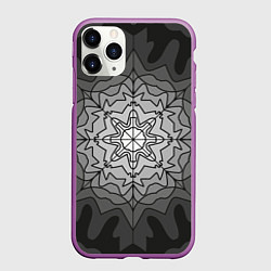 Чехол iPhone 11 Pro матовый Бабушкин ковер, цвет: 3D-фиолетовый