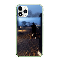 Чехол iPhone 11 Pro матовый Фараон филармония альбом, цвет: 3D-салатовый
