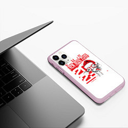 Чехол iPhone 11 Pro матовый New Must Have 2023, цвет: 3D-розовый — фото 2