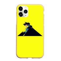 Чехол iPhone 11 Pro матовый Дэвид Мартинес, цвет: 3D-желтый