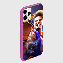 Чехол iPhone 11 Pro матовый Street Fighter VI, цвет: 3D-фиолетовый — фото 2