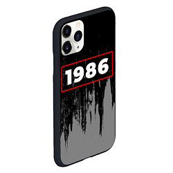 Чехол iPhone 11 Pro матовый 1986 - в красной рамке на темном, цвет: 3D-черный — фото 2