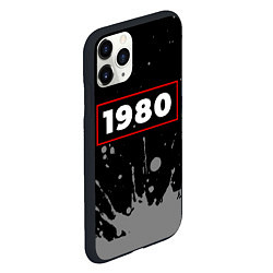 Чехол iPhone 11 Pro матовый 1980 - в красной рамке на темном, цвет: 3D-черный — фото 2