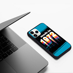 Чехол iPhone 11 Pro матовый Made in 1972: liquid art, цвет: 3D-черный — фото 2