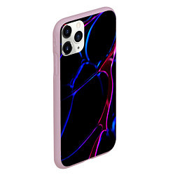 Чехол iPhone 11 Pro матовый Синне красный фон, цвет: 3D-розовый — фото 2