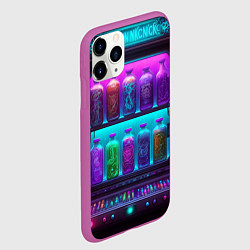 Чехол iPhone 11 Pro матовый Волшебный бар, цвет: 3D-фиолетовый — фото 2
