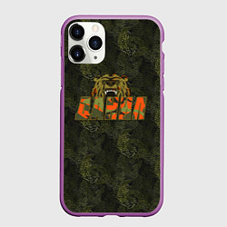 Чехол iPhone 11 Pro матовый Данил камуфляж, цвет: 3D-фиолетовый