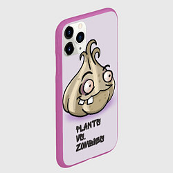 Чехол iPhone 11 Pro матовый Чеснок из игры, цвет: 3D-фиолетовый — фото 2