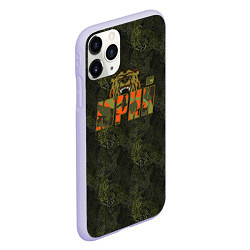 Чехол iPhone 11 Pro матовый Юрий камуфляж, цвет: 3D-светло-сиреневый — фото 2