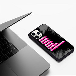 Чехол iPhone 11 Pro матовый Повар суббота воскресенье на темном фоне, цвет: 3D-черный — фото 2
