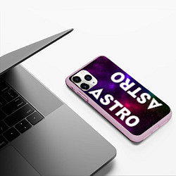 Чехол iPhone 11 Pro матовый Astro star, цвет: 3D-розовый — фото 2