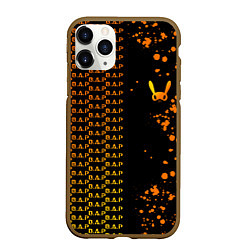 Чехол iPhone 11 Pro матовый B A P half pattern, цвет: 3D-коричневый