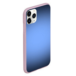 Чехол iPhone 11 Pro матовый Васильковый оттенок с черной виньеткой, цвет: 3D-розовый — фото 2